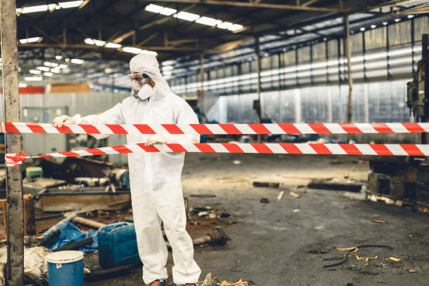 Professional Drug Lab Cleanup technician working in Lamar, AR